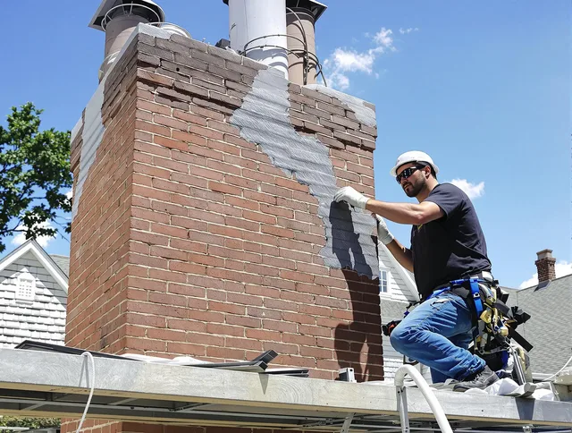 Chimney Restoration in Glocester, RI