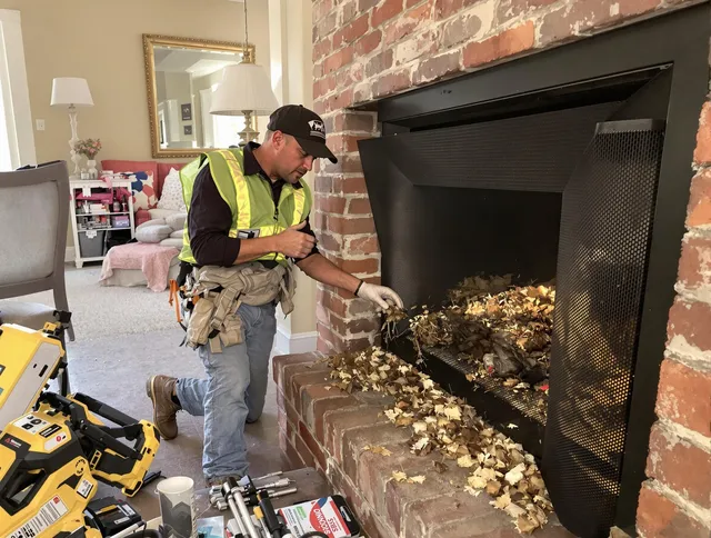 Safe screening installation by Burrillville Chimney Sweep in Burrillville, RI
