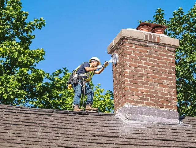 Burrillville Chimney Sweep performing an inspection with advanced tools in Burrillville, RI