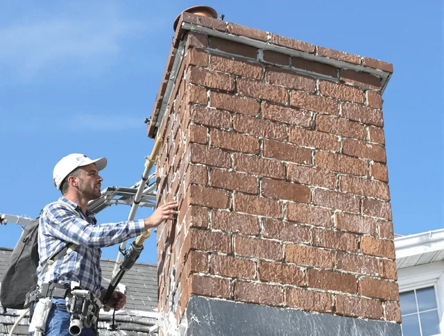 Brickwork for a chimney rebuild by Burrillville Chimney Sweep in Burrillville, RI