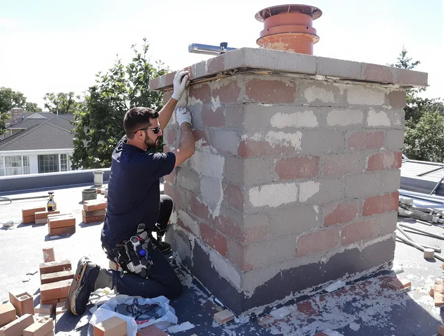 Advanced chimney repair process by Burrillville Chimney Sweep in Burrillville, RI