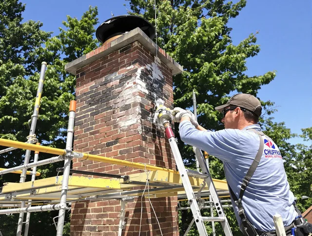 Structural chimney repair by Burrillville Chimney Sweep in Burrillville, RI