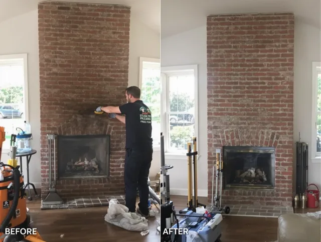 Finished chimney sweeping service by Burrillville Chimney Sweep in Burrillville, RI